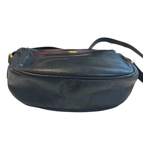 Gucci Navy and Red Crossbody Bag with Gold-Tone Hardware - Picture 10 of 16